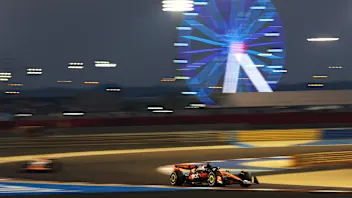 BAHRAIN, BAHRAIN - APRIL 11: Oscar Piastri of Australia driving the (81) McLaren MCL39 Mercedes on
