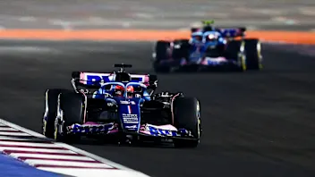 LUSAIL CITY, QATAR - OCTOBER 08: Esteban Ocon of France driving the (31) Alpine F1 A523 Renault on
