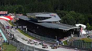 SPIELBERG, AUSTRIA - JUNE 29: Lando Norris of Great Britain driving the (4) McLaren MCL39 Mercedes