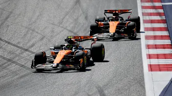 SPIELBERG, AUSTRIA - JUNE 29: Lando Norris of Great Britain driving the (4) McLaren MCL39 Mercedes