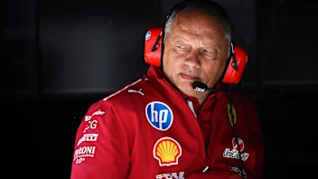 MONTREAL, QUEBEC - JUNE 14: Frederic Vasseur, Team Principal of Scuderia Ferrari on the pit wall