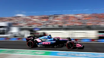 ZANDVOORT, NETHERLANDS - AUGUST 30: Pierre Gasly of France driving the (10) Alpine F1 A525 Renault