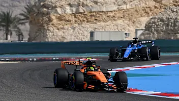 BAHRAIN, BAHRAIN - FEBRUARY 12: Lando Norris of Great Britain driving the (1) McLaren MCL40