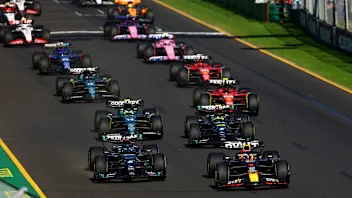 MELBOURNE, AUSTRALIA - APRIL 02: Max Verstappen of the Netherlands driving the (1) Oracle Red Bull