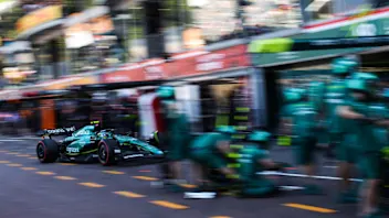 MONTE-CARLO, MONACO - MAY 26: Fernando Alonso of Spain driving the (14) Aston Martin AMR23 in