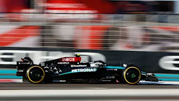 ABU DHABI, UNITED ARAB EMIRATES - DECEMBER 10: Andrea Kimi Antonelli, Mercedes F1 W15 during