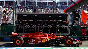 MELBOURNE, AUSTRALIA - MARCH 23: Charles Leclerc of Monaco driving the (16) Ferrari SF-24 in the