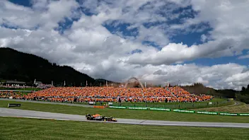 SPIELBERG, AUSTRIA - JULY 02: Max Verstappen of Netherlands and Red Bull Racing during the F1 Grand