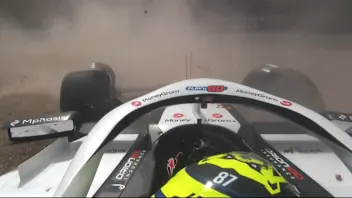 MELBOURNE, AUSTRALIA - MARCH 14: Andrea Kimi Antonelli of Italy driving the (12) Mercedes AMG