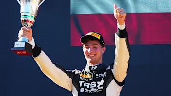 MONZA, ITALY - SEPTEMBER 06: Second placed Roman Bilinski of Poland and Rodin Motorsport (25)