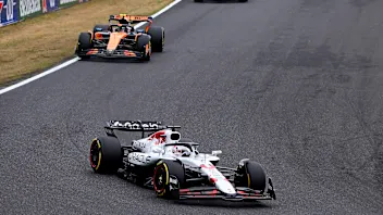 SUZUKA, JAPAN - APRIL 05: George Russell of Great Britain driving the (63) Mercedes AMG Petronas F1