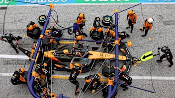 ZANDVOORT, NETHERLANDS - AUGUST 31: Oscar Piastri of Australia driving the (81) McLaren MCL39