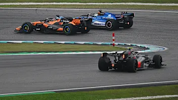 KUALA LUMPUR, MALAYSIA - OCTOBER 04: Oscar Piastri of Australia driving the (81) McLaren MCL40