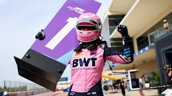 AUSTIN, TEXAS - OCTOBER 25: Race winner Nina Gademan of Netherlands and MP Motorsport (3)
