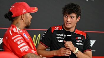 MONZA, ITALY - SEPTEMBER 03: Lewis Hamilton of Great Britain and Scuderia Ferrari arrives at the