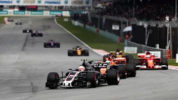 Sepang International Circuit, Sepang, Malaysia. Sunday 1 October 2017. Kevin Magnussen, Haas VF-17