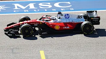 AUSTIN, TEXAS - OCTOBER 23: Charles Leclerc of Monaco driving the (16) Scuderia Ferrari SF-26 on