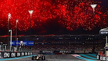 ABU DHABI, UNITED ARAB EMIRATES - NOVEMBER 26: Race winner Max Verstappen of the Netherlands