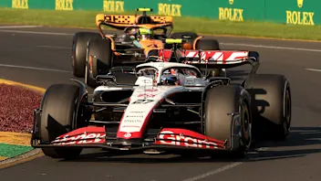 MELBOURNE, AUSTRALIA - APRIL 02: Nico Hulkenberg of Germany driving the (27) Haas F1 VF-23 Ferrari