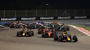 BAHRAIN, BAHRAIN - MARCH 05: Max Verstappen of the Netherlands driving the (1) Oracle Red Bull