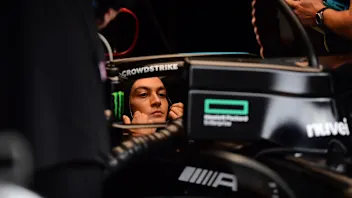 SPA, BELGIUM - JULY 30: Lewis Hamilton of Great Britain and Mercedes prepares to drive on the grid