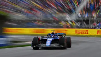 MONTREAL, QUEBEC - JUNE 17: Alexander Albon of Thailand driving the (23) Williams FW45 Mercedes on