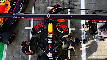 MONZA, ITALY - SEPTEMBER 02: Max Verstappen of the Netherlands driving the (1) Oracle Red Bull