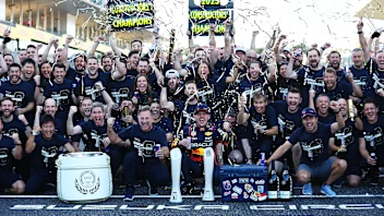 SUZUKA, JAPAN - SEPTEMBER 24: Race winner Max Verstappen of the Netherlands and Oracle Red Bull