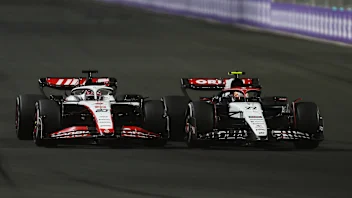 JEDDAH, SAUDI ARABIA - MARCH 19: Yuki Tsunoda of Japan driving the (22) Scuderia AlphaTauri AT04