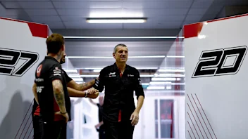 SINGAPORE, SINGAPORE - SEPTEMBER 16: Haas F1 Team Principal Guenther Steiner looks on in the garage