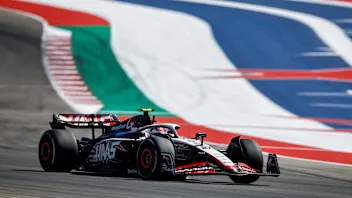 AUSTIN, TEXAS - OCTOBER 22: Nico Hulkenberg of Germany driving the (27) Haas F1 VF-23 Ferrari on