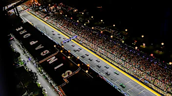 SINGAPORE, SINGAPORE - SEPTEMBER 22: Lando Norris of Great Britain driving the (4) McLaren MCL38