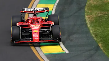 MELBOURNE, AUSTRALIA - MARCH 23: Charles Leclerc of Monaco driving the (16) Ferrari SF-24 on track