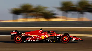 BAHRAIN, BAHRAIN - MARCH 01: Carlos Sainz of Spain driving (55) the Ferrari SF-24 on track during