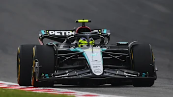 SHANGHAI, CHINA - APRIL 21: Lewis Hamilton of Great Britain driving the (44) Mercedes AMG Petronas