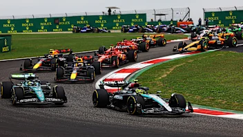 SHANGHAI, CHINA - APRIL 20: Lewis Hamilton of Great Britain driving the (44) Mercedes AMG Petronas