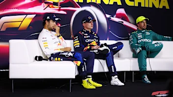 SHANGHAI, CHINA - APRIL 20: Pole position qualifier Max Verstappen of the Netherlands and Oracle