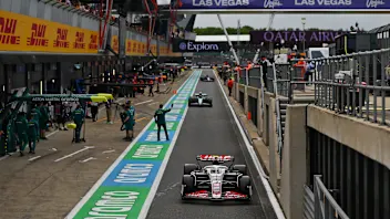 NORTHAMPTON, ENGLAND - JULY 05: Nico Hulkenberg of Germany driving the (27) Haas F1 VF-24 Ferrari