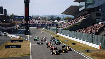 SUZUKA, JAPAN - APRIL 07: Max Verstappen of the Netherlands driving the (1) Oracle Red Bull Racing
