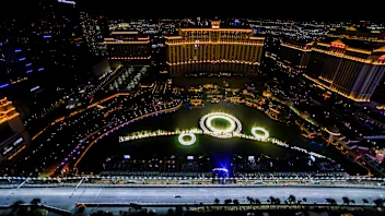 LAS VEGAS, NEVADA - NOVEMBER 21: Max Verstappen of the Netherlands driving the (1) Oracle Red Bull