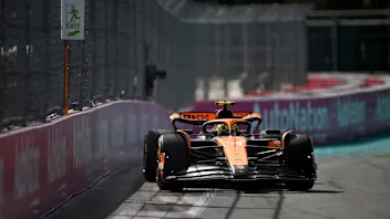 MIAMI, FLORIDA - MAY 04: Sergio Perez of Mexico driving the (11) Oracle Red Bull Racing RB20 on