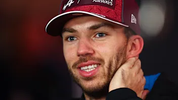 LUSAIL CITY, QATAR - DECEMBER 01: Fifth placed finisher Pierre Gasly of France and Alpine F1 talks