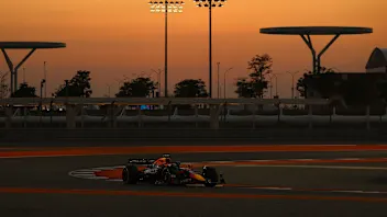 LUSAIL CITY, QATAR - NOVEMBER 29: Fernando Alonso of Spain and Aston Martin F1 Team fans show their