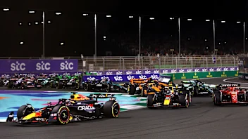 JEDDAH, SAUDI ARABIA - MARCH 09: Max Verstappen of the Netherlands driving the (1) Oracle Red Bull