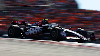 AUSTIN, TEXAS - OCTOBER 20: Nico Hulkenberg of Germany driving the (27) Haas F1 VF-24 Ferrari on