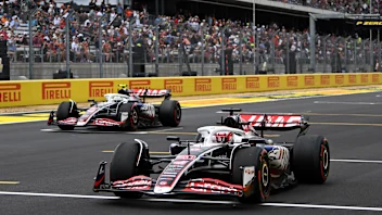 AUSTIN, TEXAS - OCTOBER 18: Kevin Magnussen of Denmark driving the (20) Haas F1 VF-24 Ferrari and