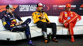 AUSTIN, TEXAS - OCTOBER 19: Pole position qualifier Lando Norris of Great Britain and McLaren,