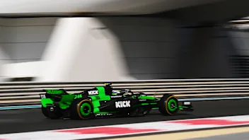 ABU DHABI, UNITED ARAB EMIRATES - DECEMBER 10: Gabriel Bortoleto of Brazil driving the (98) Kick