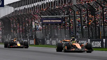 MELBOURNE, AUSTRALIA - MARCH 16: Isack Hadjar of France driving the (6) Visa Cash App Racing Bulls