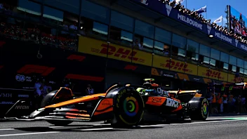 MELBOURNE, AUSTRALIA - MARCH 14: Lando Norris of Great Britain driving the (4) McLaren MCL39